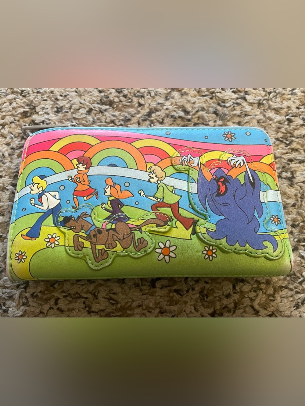 Loungefly Scooby-Doo Psychedelic Monster Chase Wallet